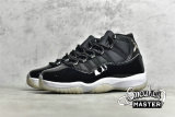 NIKE AIR JORDAN 11 RETRO JUBILEE/25TH ANNIVERSARY BLACK/CLEAR/WHITE/METALLIC SILVER CT8012-011