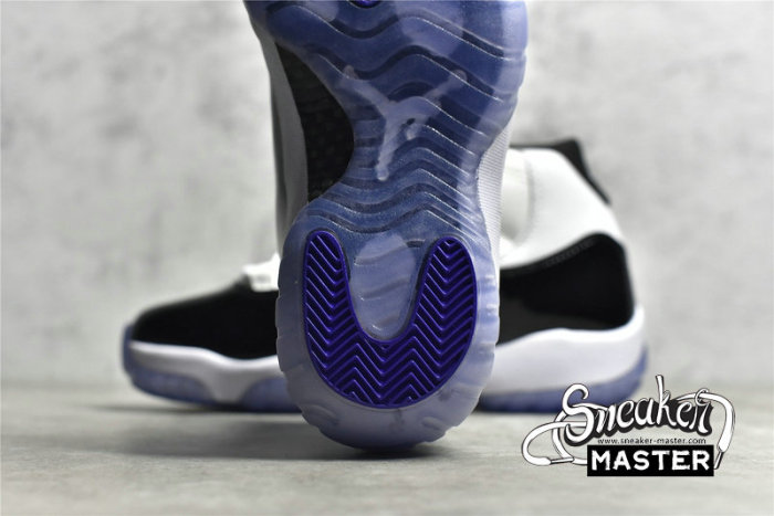 NIKE AIR JORDAN 11 RETRO CONCORD 2018 WHITE/BLACK-DARK CONCORD 378037-100