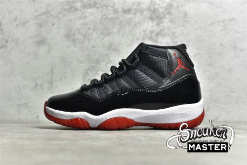NIKE AIR JORDAN 11 RETRO BRED 2019 BLACK/WHITE/VARSITY RED 378037-061