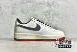 NIKE AIR FORCE 1 LOW WHITE/NAVY/BLACK-RED DD7798-806