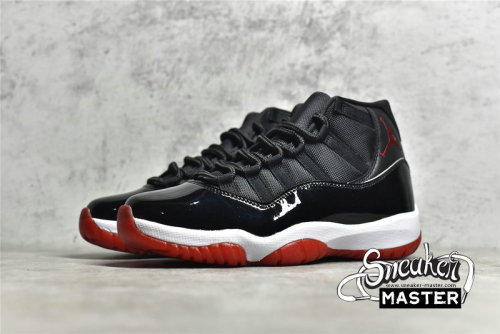 NIKE AIR JORDAN 11 RETRO BRED 2019 BLACK/WHITE/VARSITY RED 378037-061