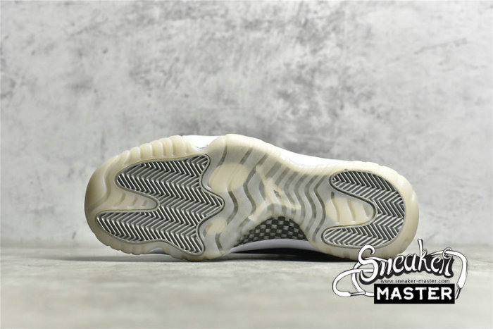 NIKE AIR JORDAN 11 RETRO JUBILEE/25TH ANNIVERSARY BLACK/CLEAR/WHITE/METALLIC SILVER CT8012-011