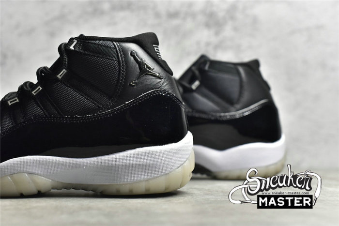 NIKE AIR JORDAN 11 RETRO JUBILEE/25TH ANNIVERSARY BLACK/CLEAR/WHITE/METALLIC SILVER CT8012-011