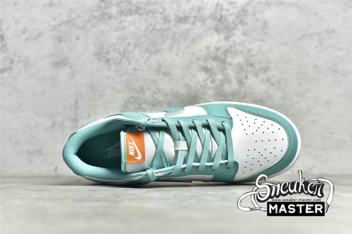 NIKE SB DUNK LOW TEAL ZEAL WHITE/WASHED TEAL-KUMQUAT DV2190-100