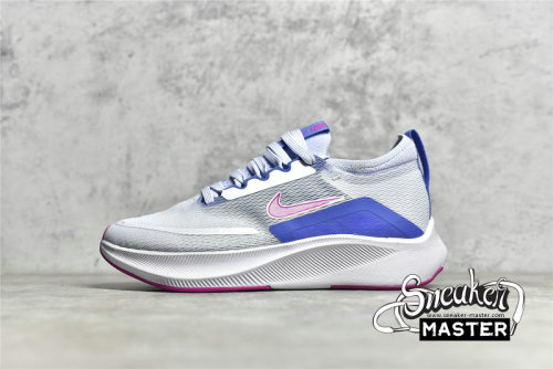 NIKE ZOOM FLY 4 FOOTBALL GREY/WHITE/SAPPHIRE/FIRE PINK CT2401-003