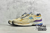 NEW BALANCE J.CREW X 2002R INCENSE RUNNING SHOES BEIGE/PURPLE/BLUE M2002RWA