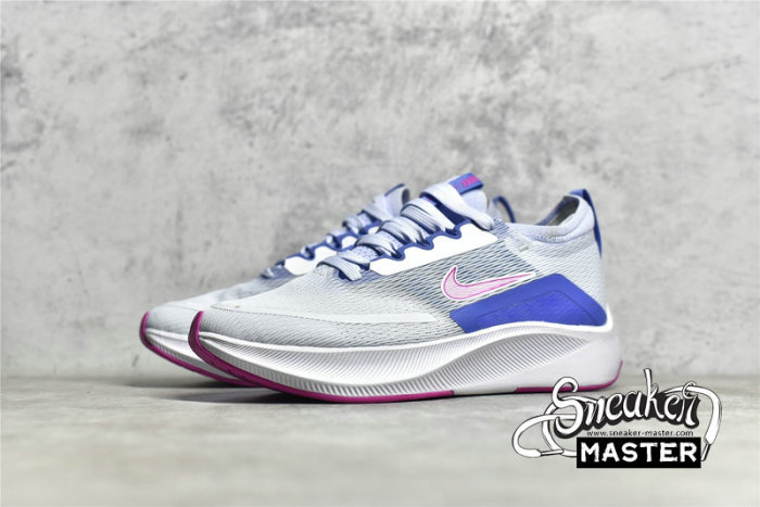 NIKE ZOOM FLY 4 FOOTBALL GREY/WHITE/SAPPHIRE/FIRE PINK CT2401-003