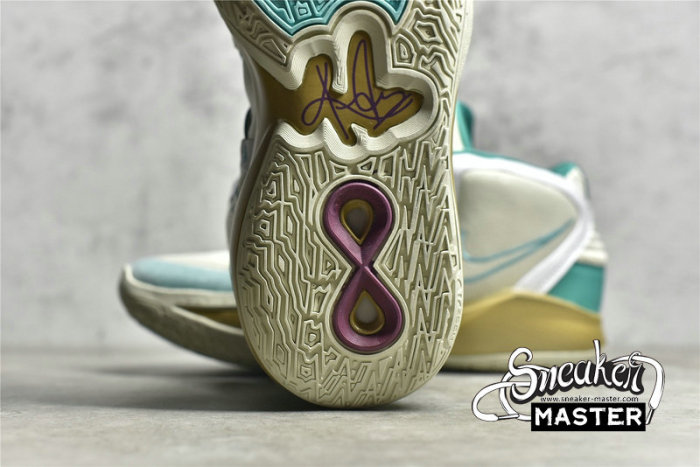 NIKE SUE BIRD X KYRIE 8 EP KEEP SUE FRESH SEA GLASS/DYNAMIC TURQUOISE/METALLIC GOLD DC9134-002