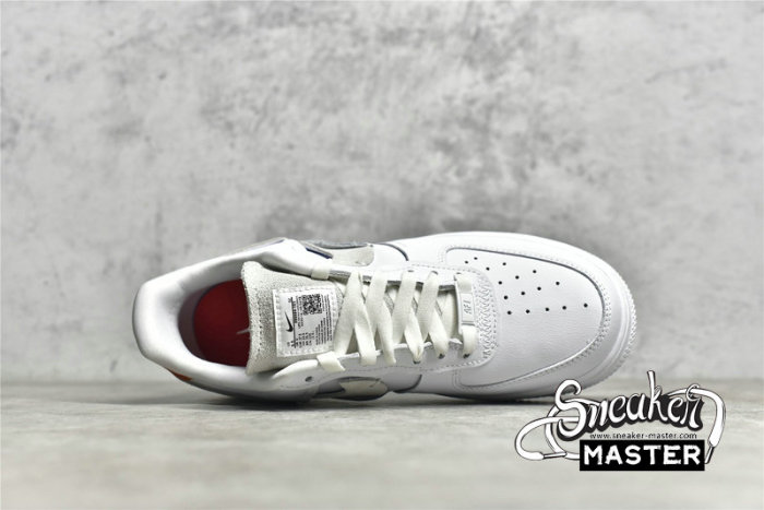 NIKE AIR FORCE 1 LOW VANDALIZED WHITE/PLATINUM TINT-GAME ROYAL-HABANERO RED 898889-103