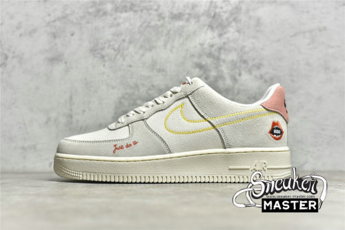 NIKE AIR FORCE 1 LOW 07 PEACE WHITE/SAIL/BLEACHED CORAL/SOLAR FLARE DQ7656-100
