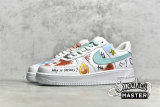 NIKE AIR FORCE 1 LOW 07 WHITE/WHITE/MULTI-COLOR CW2288-111