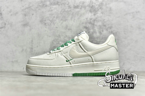 NIKE AIR FORCE 1 LOW 07 WHITE/WHITE/GREEN NA2022-002