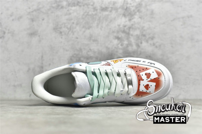 NIKE AIR FORCE 1 LOW 07 WHITE/WHITE/MULTI-COLOR CW2288-111