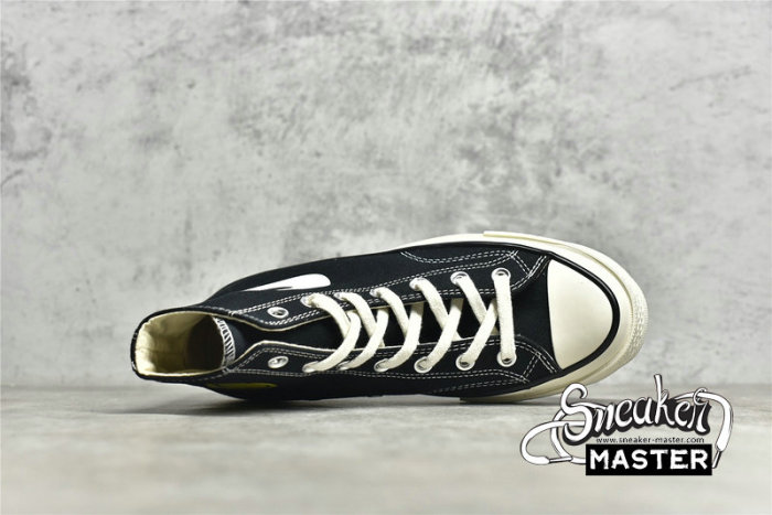 CONVERSE CHINATOWN MARKET X NIKE X CHUCK TAYLOR ALL-STAR HIGH 70S BLACK/BLACK/WHITE 162050C