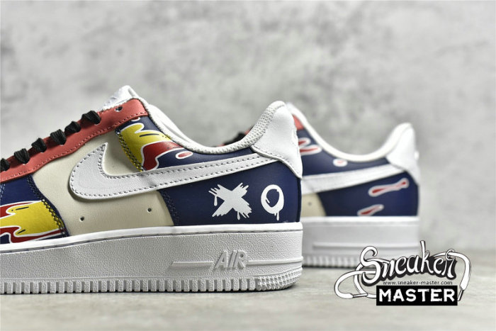 NIKE AIR FORCE 1 LOW 07 WHITE/MULTI-COLOR/BLACK 315115-112