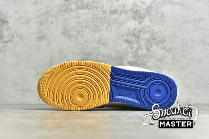 NIKE AIR FORCE 1 LOW 07 BEIGE/YELLOW/BLUE NA2022-004