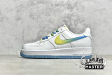 NIKE AIR FORCE 1 LOW 07 SU19 WHITE/FLUORESCENT GREEN-BLUE TO1232-111