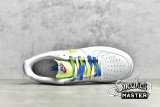 NIKE AIR FORCE 1 LOW 07 SU19 WHITE/FLUORESCENT GREEN-BLUE TO1232-111