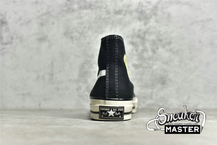CONVERSE CHINATOWN MARKET X NIKE X CHUCK TAYLOR ALL-STAR HIGH 70S BLACK/BLACK/WHITE 162050C
