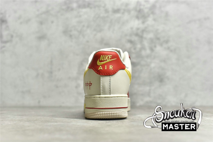 NIKE AIR FORCE 1 LOW 07 BEIGE/RED/GOLD CW1888-601