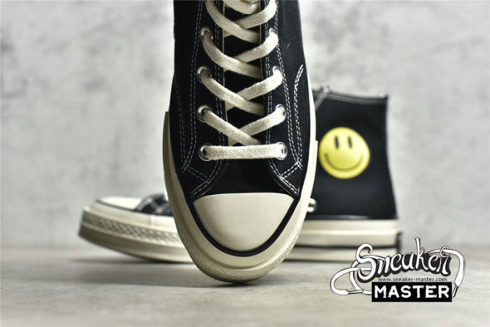 CONVERSE CHINATOWN MARKET X NIKE X CHUCK TAYLOR ALL-STAR HIGH 70S BLACK/BLACK/WHITE 162050C