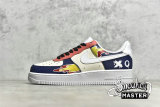 NIKE AIR FORCE 1 LOW 07 WHITE/MULTI-COLOR/BLACK 315115-112