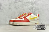 NIKE AIR FORCE 1 LOW 07 BEIGE/RED/GOLD CW1888-601
