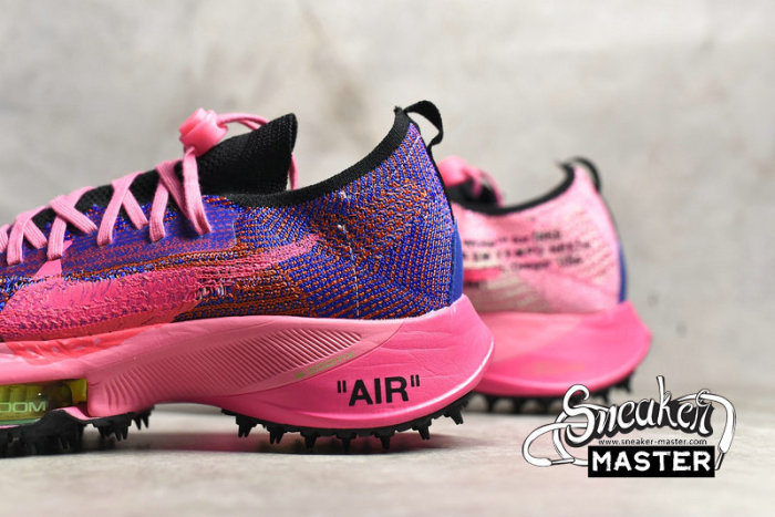 NIKE OFF-WHITE X AIR ZOOM TEMPO NEXT% PINK GLOW/BLACK CV0697-400