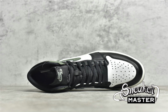 NIKE AIR JORDAN 1 RETRO HIGH OG SUMMIT WHITE/CLAY GREEN-BLACK 555088-135