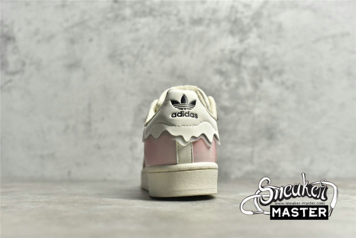 ADIDAS SUPERSTAR SHOES BEIGE/BEIGE/LIGHT PINK GW4441
