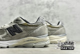 NEW BALANCE 990V3 RUNNING SHOES X JJJJOUND GREY/BLACK/WHITE M990J3