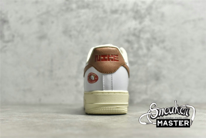 NIKE AIR FORCE 1 LOW COCONUT WHITE/ARCHAEO BROWN-COCONUT MILK DJ9943-101