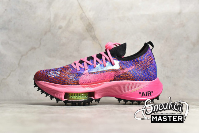 NIKE OFF-WHITE X AIR ZOOM TEMPO NEXT% PINK GLOW/BLACK CV0697-400