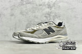 NEW BALANCE 990V3 RUNNING SHOES X JJJJOUND GREY/BLACK/WHITE M990J3