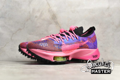 NIKE OFF-WHITE X AIR ZOOM TEMPO NEXT% PINK GLOW/BLACK CV0697-400