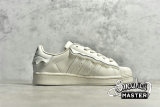 ADIDAS SUPERSTAR SHOES BEIGE/BEIGE/BLACK GW4441