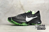 NIKE OFF-WHITE X AIR ZOOM TEMPO NEXT% BLACK/WHITE/GREEN CV0697-001