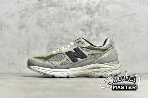 NEW BALANCE 990V3 RUNNING SHOES X JJJJOUND GREY/BLACK/WHITE M990J3