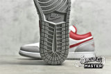 NIKE AIR JORDAN 1 LOW SE LIGHT SMOKE GREY/WHITE/GYM RED DC6991-016