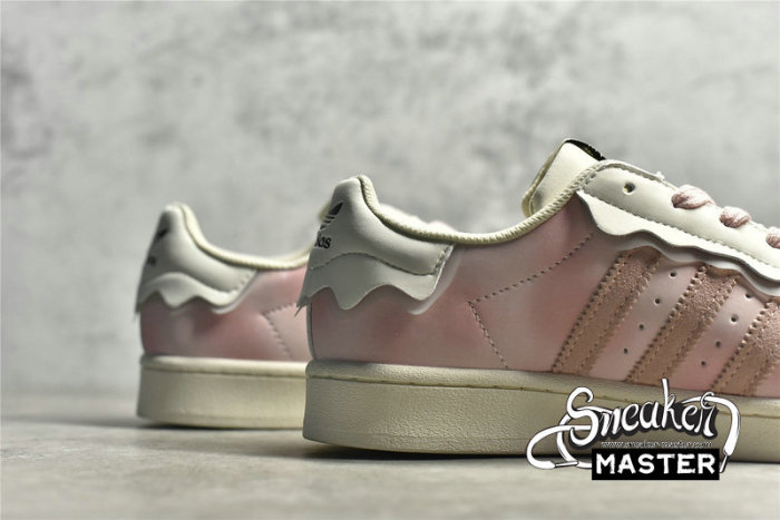 ADIDAS SUPERSTAR SHOES BEIGE/BEIGE/LIGHT PINK GW4441