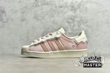 ADIDAS SUPERSTAR SHOES BEIGE/BEIGE/LIGHT PINK GW4441