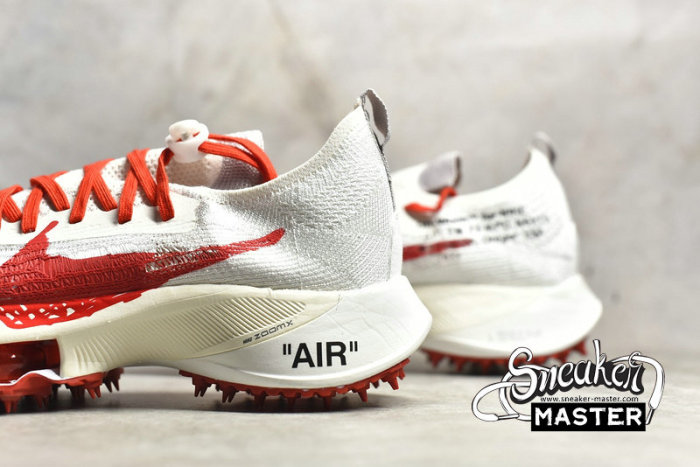 NIKE OFF-WHITE X AIR ZOOM TEMPO NEXT% WHITE/WHITE/RED CV0697-100