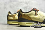 NIKE AIR MAX 1 X TRAVIS SCOTT BAROQUE BROWN/LEMON DROP/WHEAT/CHILE RED DO9392-200