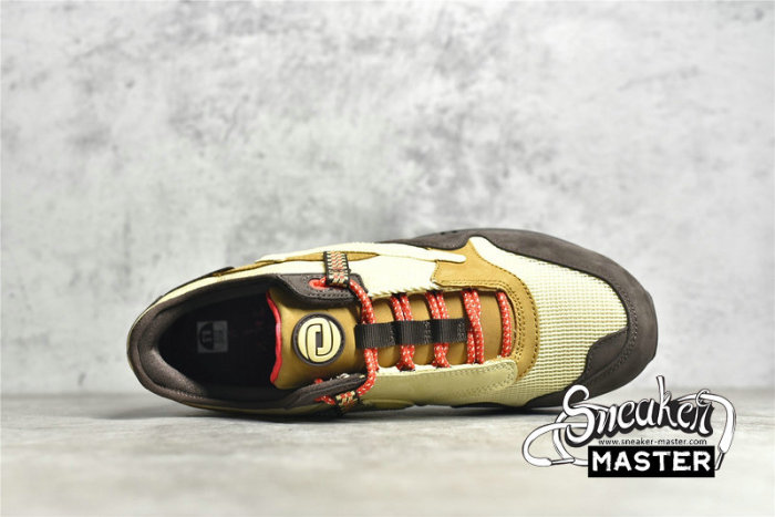 NIKE AIR MAX 1 X TRAVIS SCOTT BAROQUE BROWN/LEMON DROP/WHEAT/CHILE RED DO9392-200