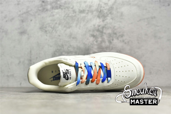 NIKE AIR FORCE 1 LOW 07 BEIGE/BLUE/ORANGE NA2022-003
