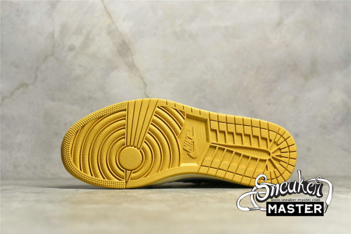 NIKE AIR JORDAN 1 LOW YELLOW/BLACK/WHITE 553558-171