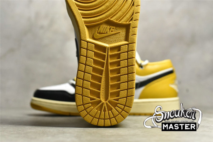 NIKE AIR JORDAN 1 LOW YELLOW/BLACK/WHITE 553558-171