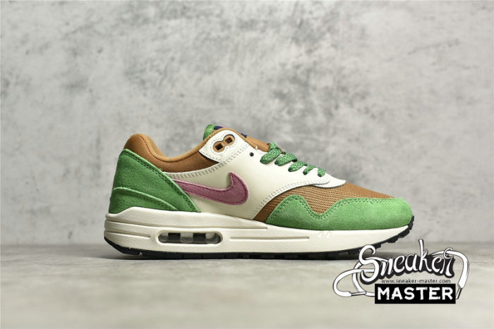 NIKE AIR MAX 1 NH TREELINE/LIGHT BORDEAUX/DARK DRIFTWOOD DR9773-300