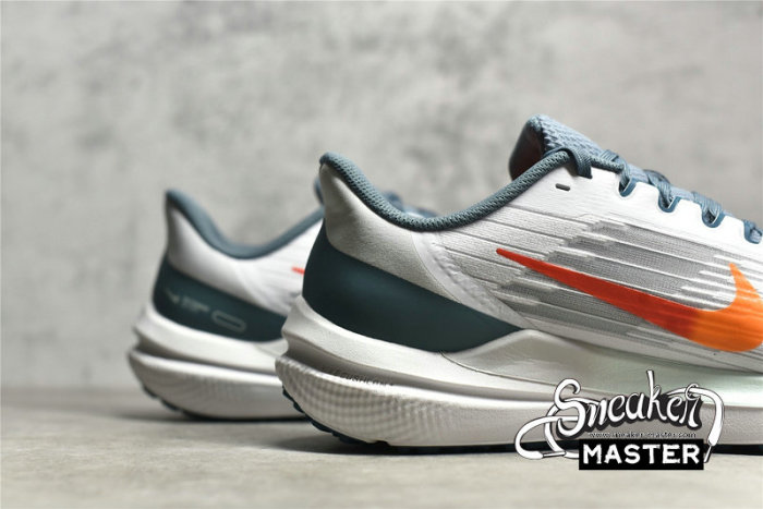 NIKE AIR WINFLO 9 PURE PLATINUM MINERAL/ORANGE/BEIGE DD6203-005