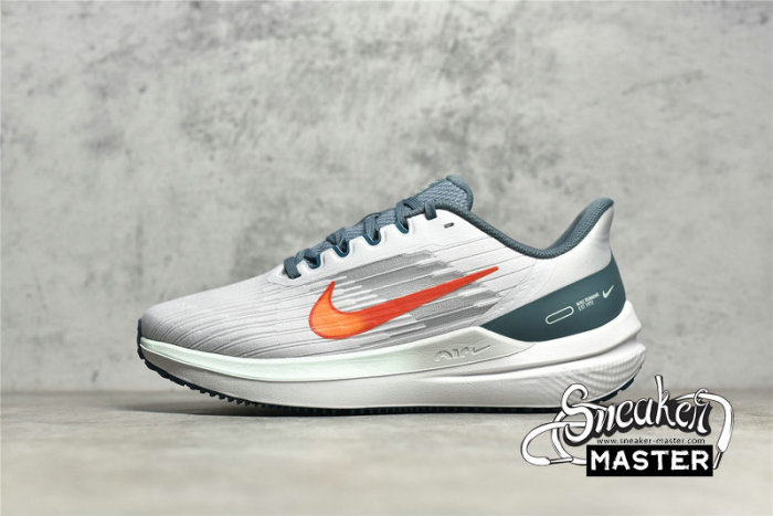 NIKE AIR WINFLO 9 PURE PLATINUM MINERAL/ORANGE/BEIGE DD6203-005